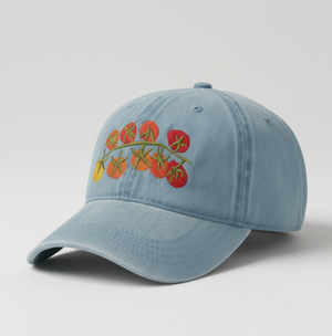 Tomato Hat in Light Denim — Aly Miller Designs